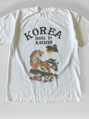Style Korea Seoul 89 Tiger Graphic Tee